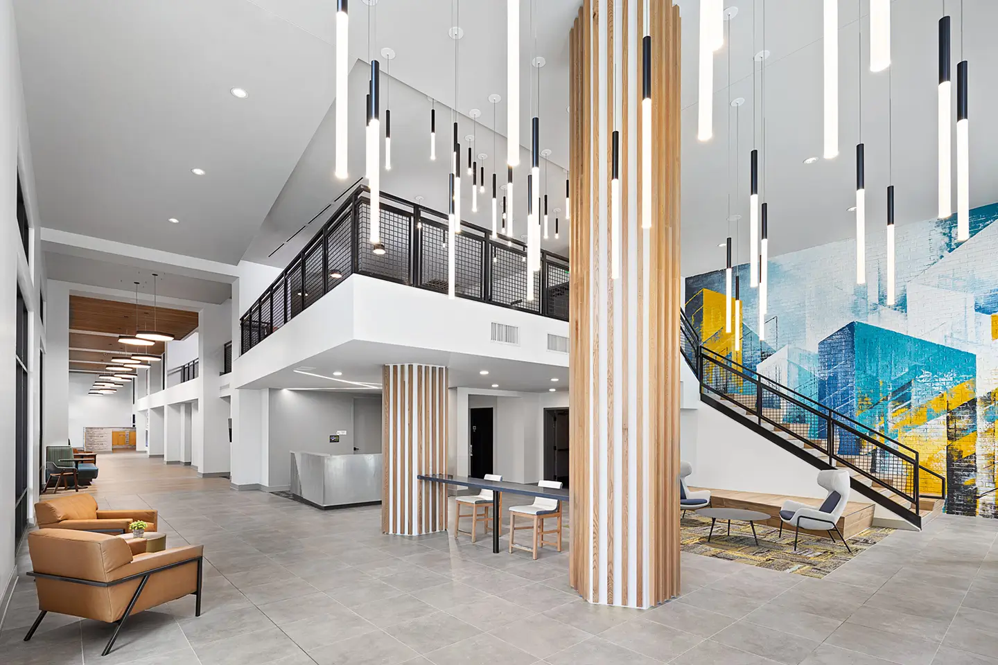 modern resident lounge